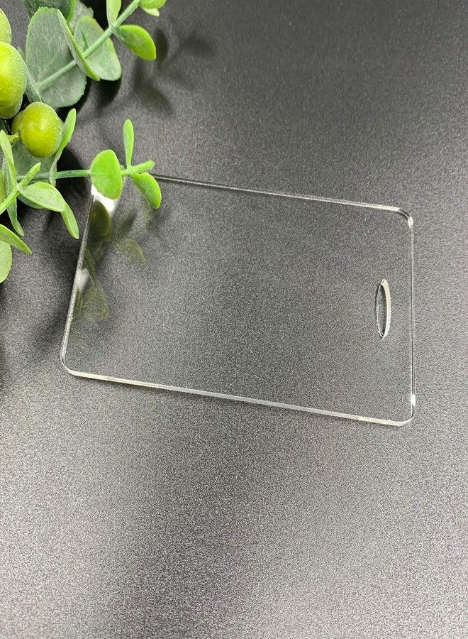 NUORUI NUO RUI Set of 10 Luggage Tag Shape Clear Plexiglass Acrylic Sheets - Image 2